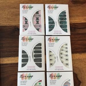 It’s a wrap nail polish strips 4 pack new